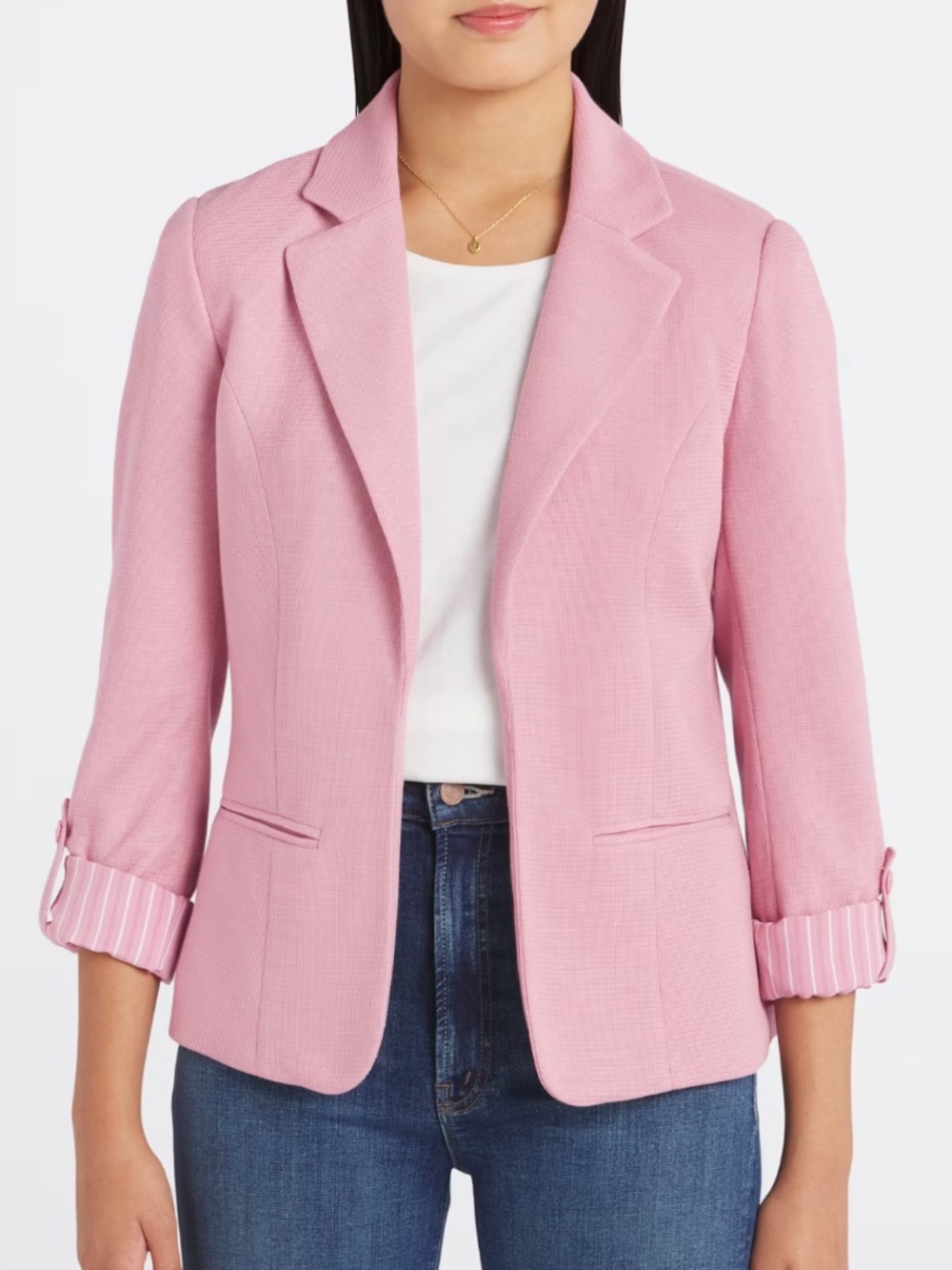 41 Hawthorn Natalie Knit Blazer with Shoulder Pads – Size Large